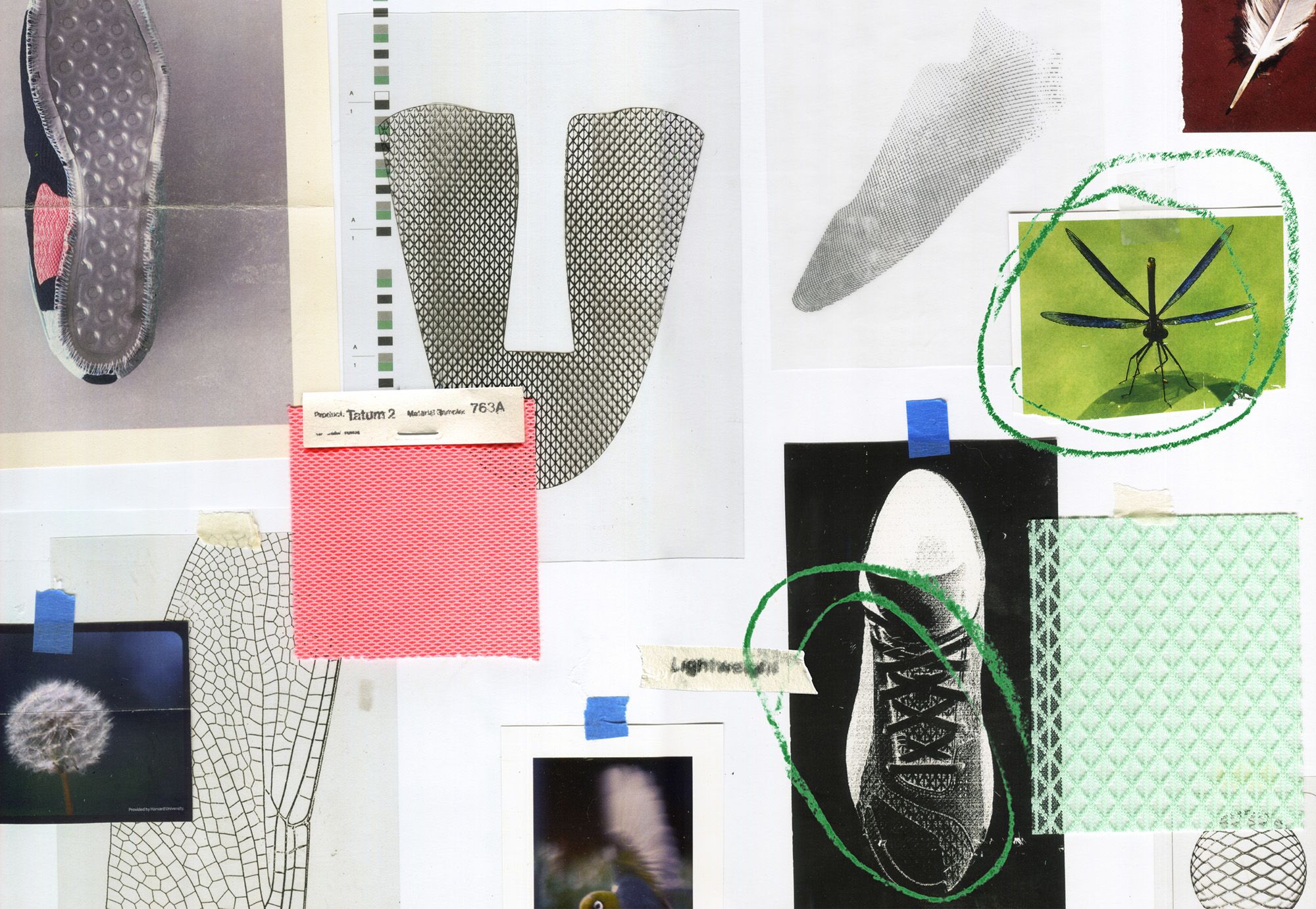 Jordan Tatum 2 full moodboard, materials and details